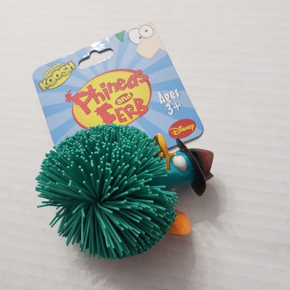 Disney Phineas and Ferb Perry The Platypus, Phimeas And Ferb Koosh Ball 2011 New - Picture 2 of 5
